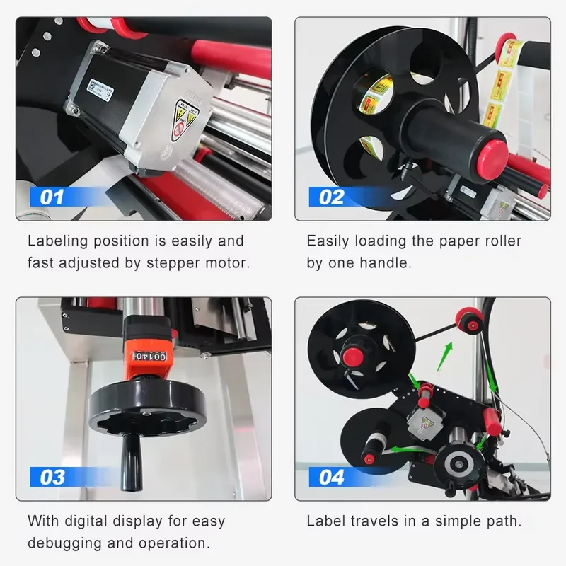 Automatic High Speed the Labeling Head Working with Conveyor Online Labeling Machine Conveyor Online Labeling Machine Head