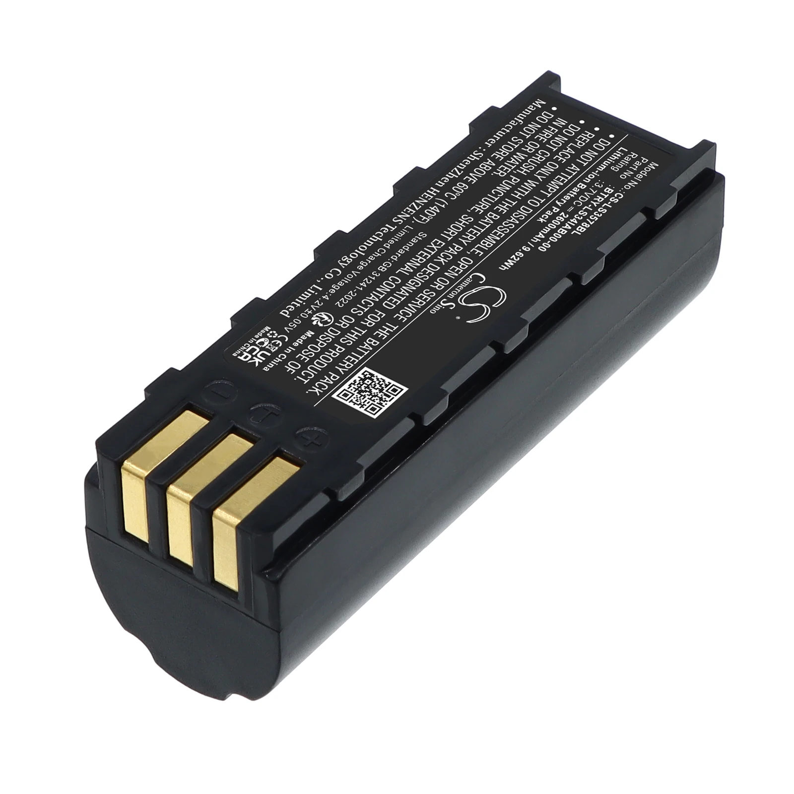 

Battery for LS3478 DS3478 LS3578 DS3578 XS3478 NGIS PN: 21-62606-01 BTRY-LS34IAB00-00 2600mAh / 9.62Wh
