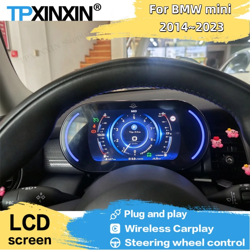 Aftermarket Digital Dashboard For BMW Mini 2014~2023 LCD Dashboard Car Interior Refit Accessories Full LCD Digital