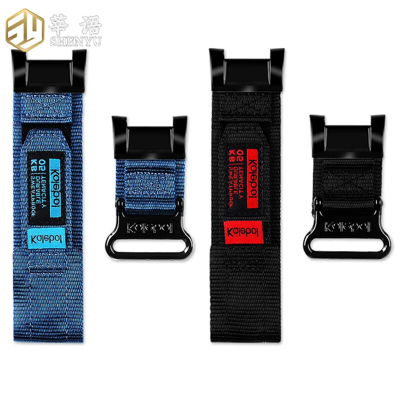 Shenyu Nylon Canvas Watch Strap For Casio G-SHOCK Mudmaster GWG-B1000 3rd Gen Compatible Waterproof Sport Replacement Watchband
