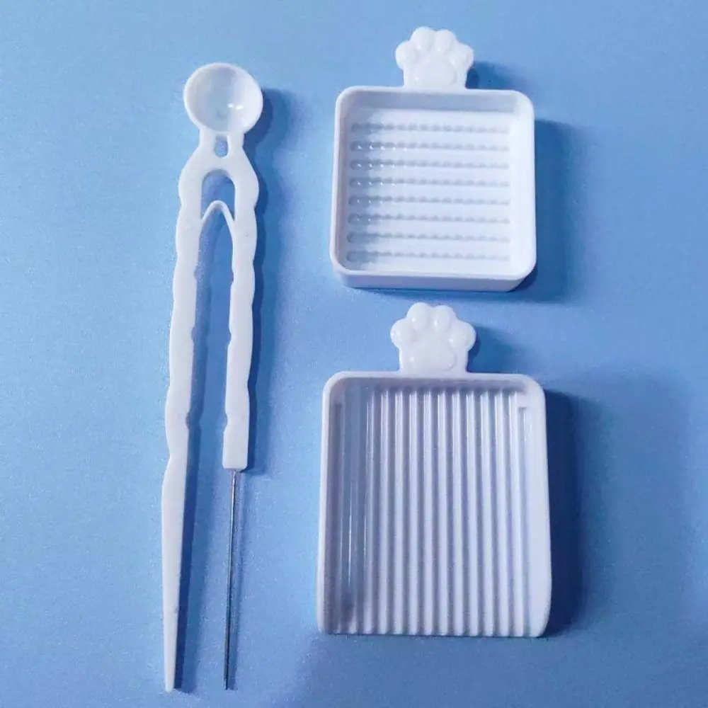 3/5Pcs/Set Creative Beads Clips Pen Tray Kits 2.6mm Efficient Padding Bean Pen Bean Shovel Handheld Beads Picking Tray Kit