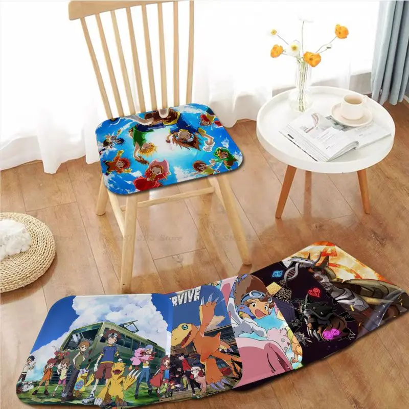 Cartoon Digimon Adventure Monster Cushion Simplicity Multi-Color Dining Chair Circular Decoration Office Outdoor Garden Cushions