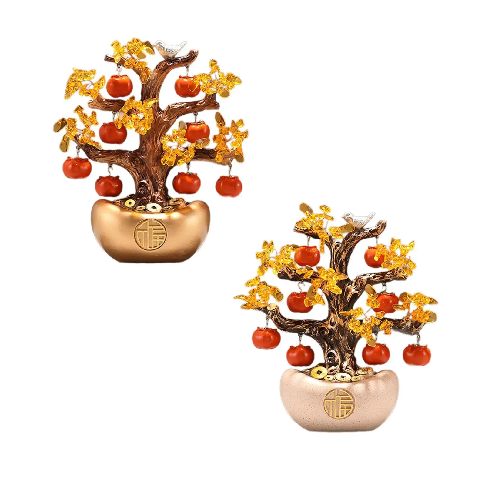 Money Tree Statue Collection Resin Artwork robusta scultura orientale Feng Shui
