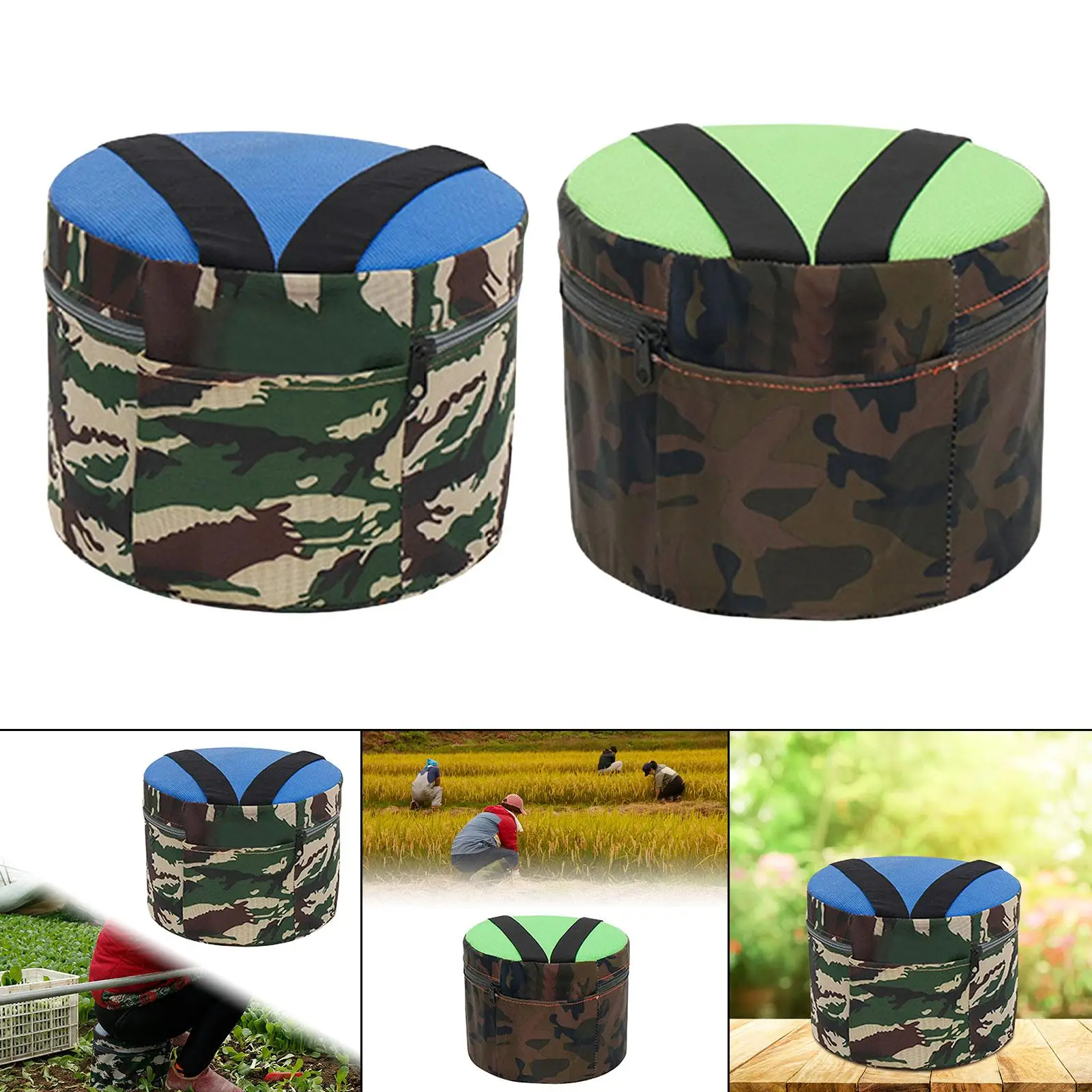 

Wearable Gardening Seat Portable Lightweight Foam Stool Hands Free Chair for Outdoor Camping Farm Work Fishing