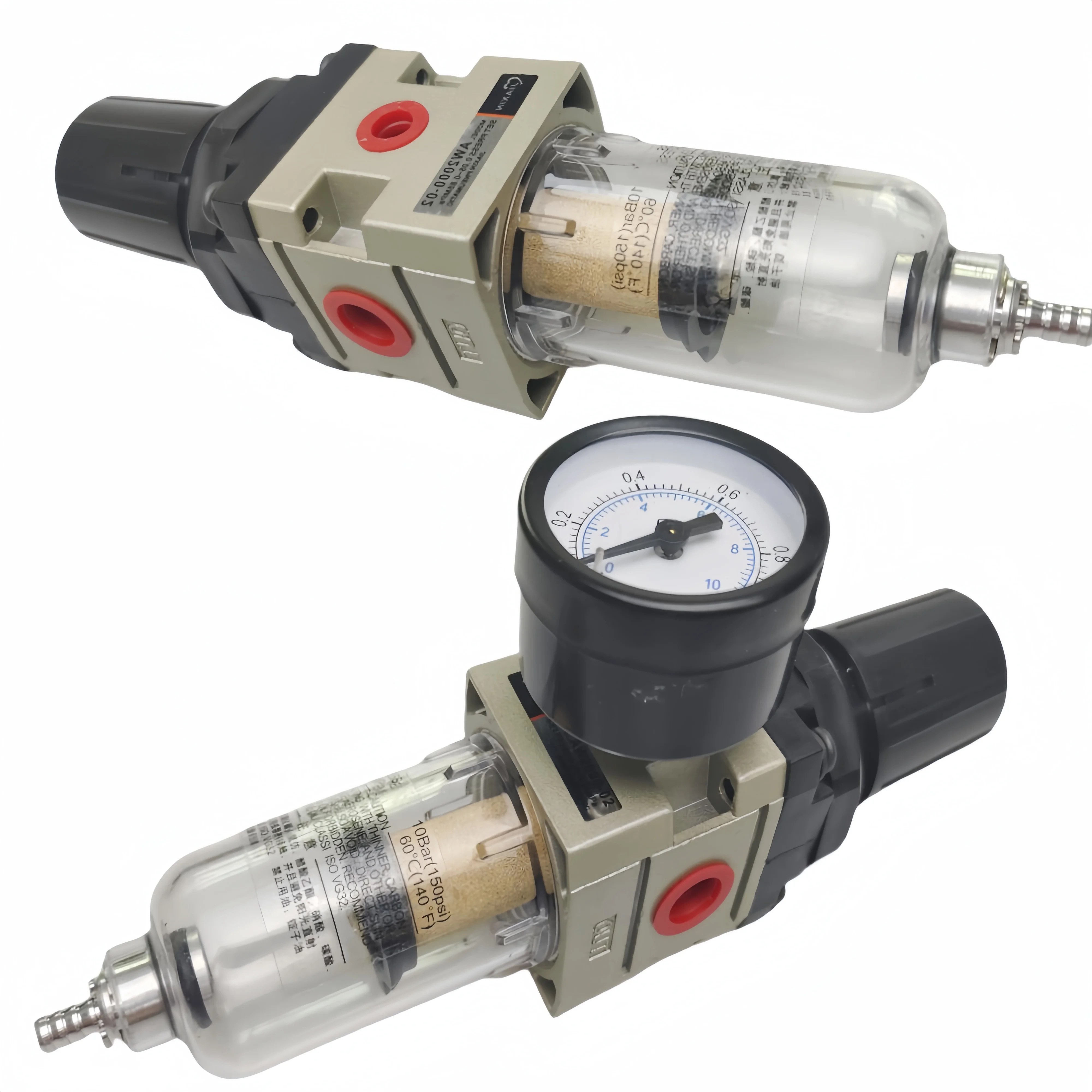 

Стоматологический пневматический воздушный фильтр AFR2000 — регулятор давления и масло/водоотделитель для систем компрессоров с манометром