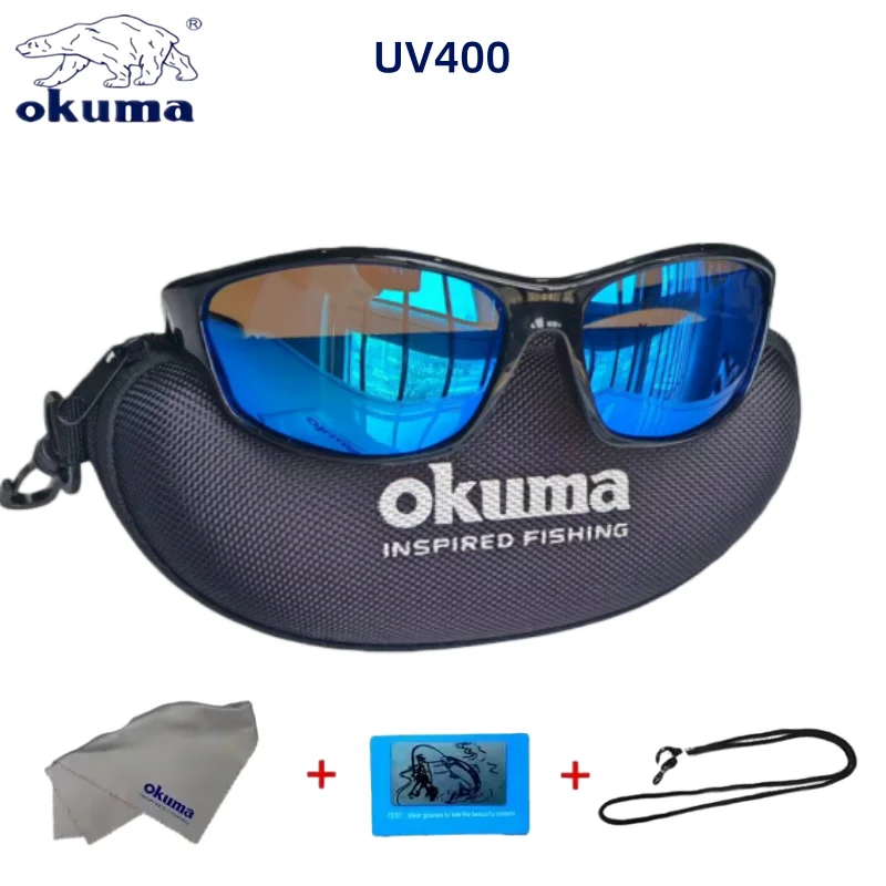 Okum Fashion Polarisierte Brille UV400, Anti-UV, Blendschutz, Starklichtfilter, geeignet für Radfahren, Autofahren, Angeln, etc.
