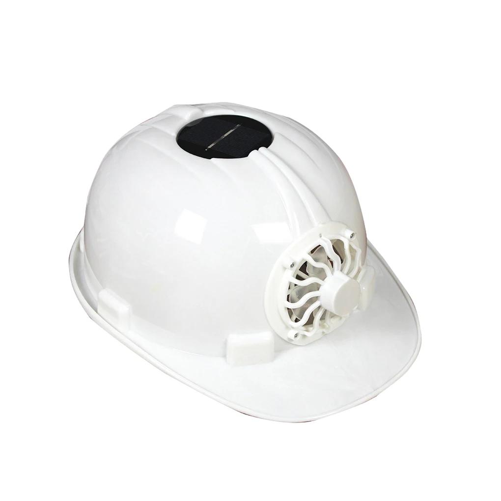 

Sun Hat With Solar-Powered Fan For Cool And Safe Experience Head Protection Safety Helmet Sunscreen Hat Fan Hat white