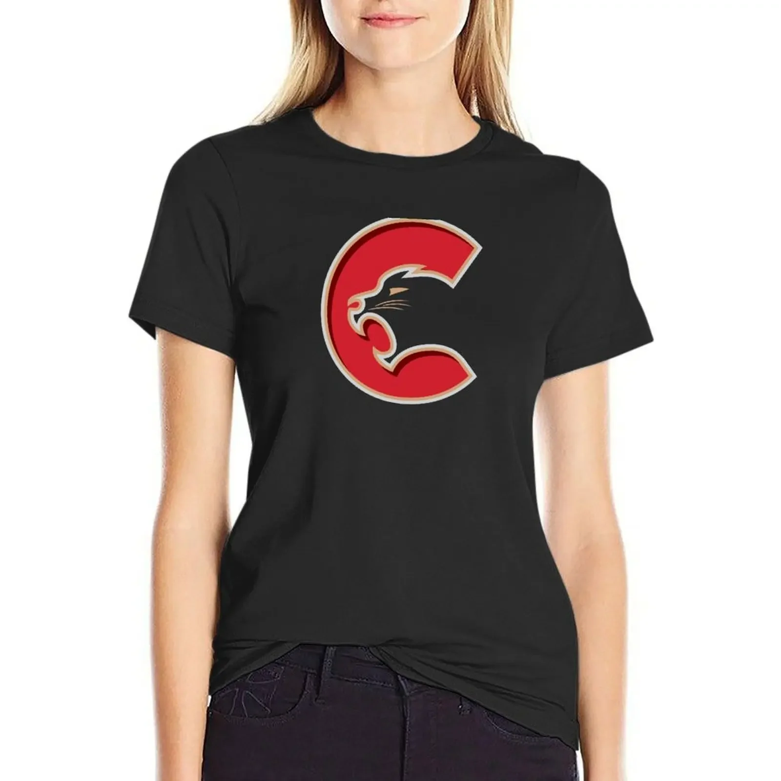 Prince George Cougars T-shirt Blouse female summer clothes fashion woman blouse 2024