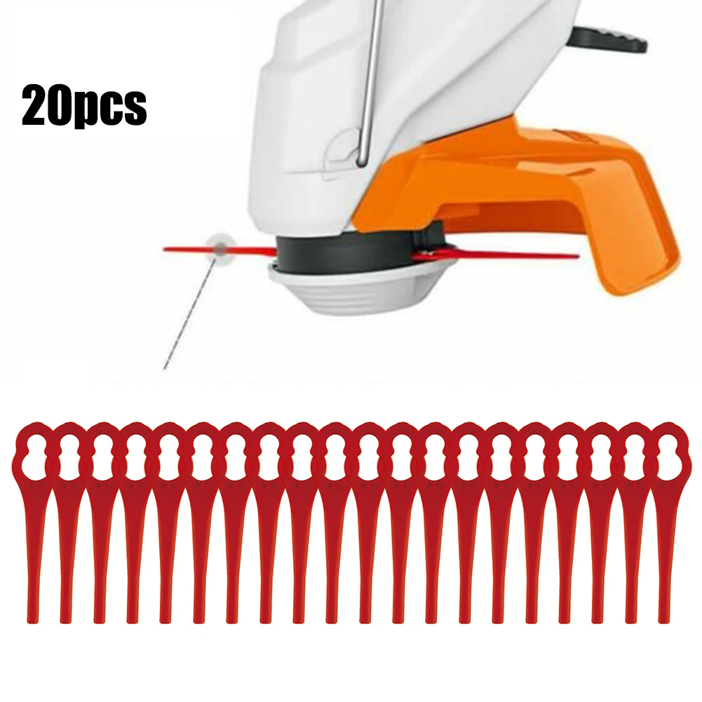 Tuin Trimmers Onderdelen Trimmer Messen RG-CT 18/1 Li Voor BG-CT 18 Li 20 Stuks Perfecte Vervangende Plastic Stabiliteit