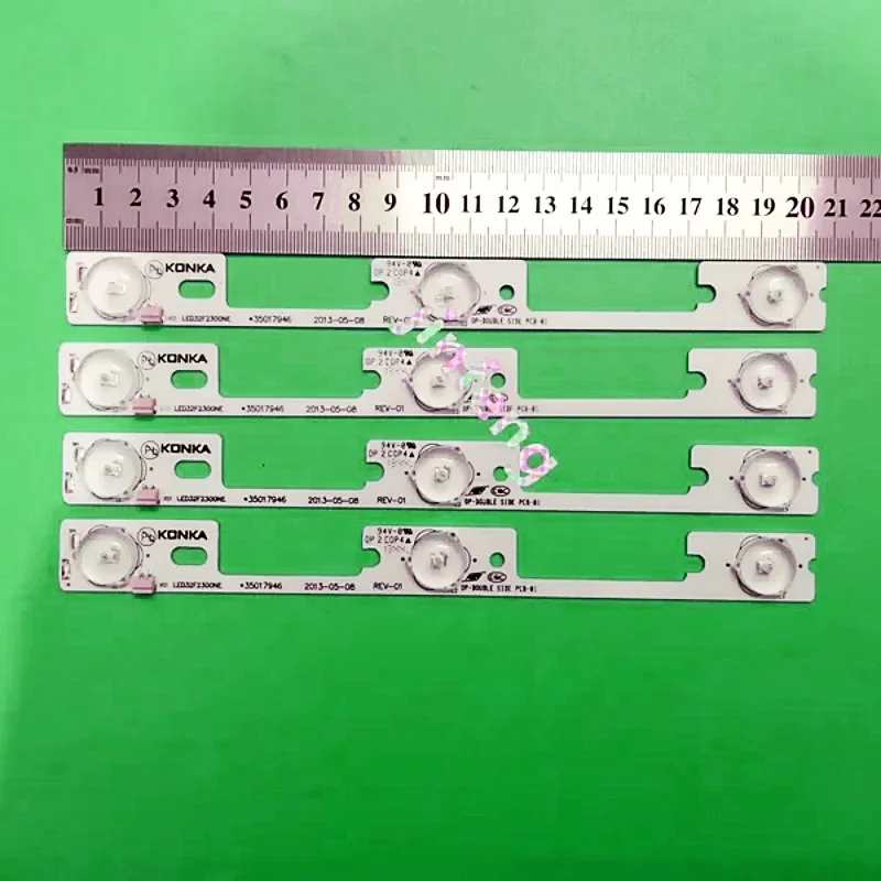 

4 шт. новые и оригинальные для Konka LED32F2300NE LED32F2300FX световая панель 35017946 35017948 лампа подсветки светодиодная лента 6 В