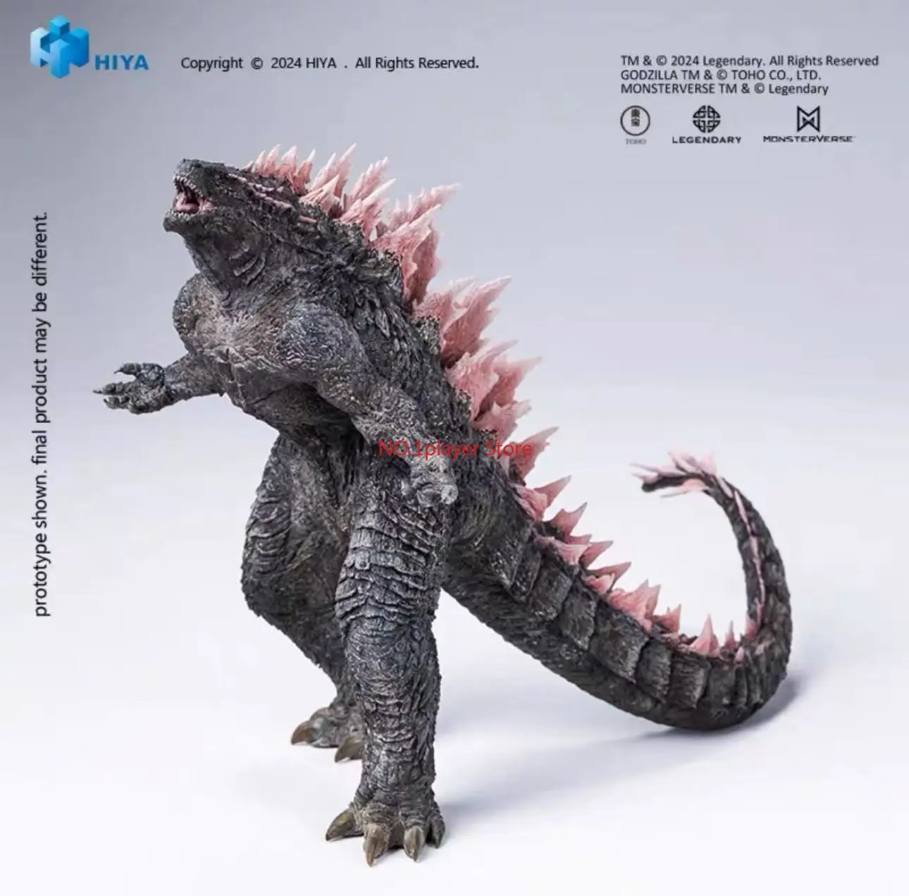 

HIYA Godzilla Vs. Kong 2, версия Evolved, розовая спинка, серия стилиста, фигурка, погружная статуя
