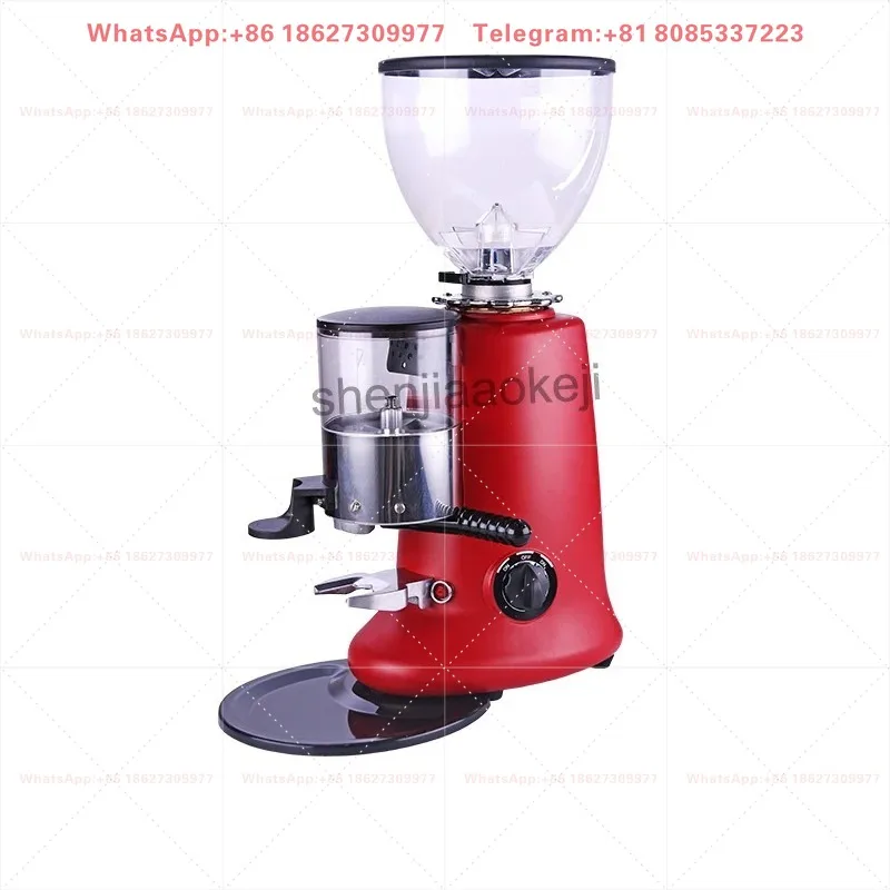 1pc Metal Material Coffee Bean Grinder Electric Commercial Italian Special Mill Household Grinding Machine 220v 350w