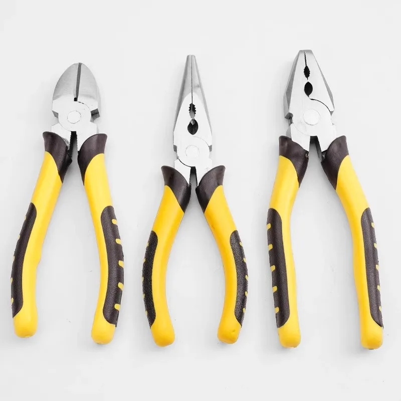 

Electrician Wire Pliers Sharp Large Opening Diagonal Pliers Needle Nose Pliers，for Cutting，Twisting and Clamping Metal Wires