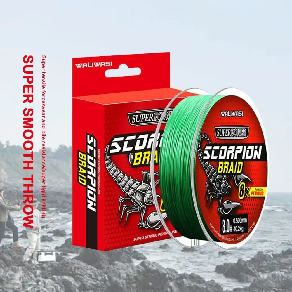 نمط جديد 100 متر خيط صنارة الصيد PE عالية الشد مطاطا الموضوع بكرة أحادية سلك غير مرئي الصيد الملحقات #5