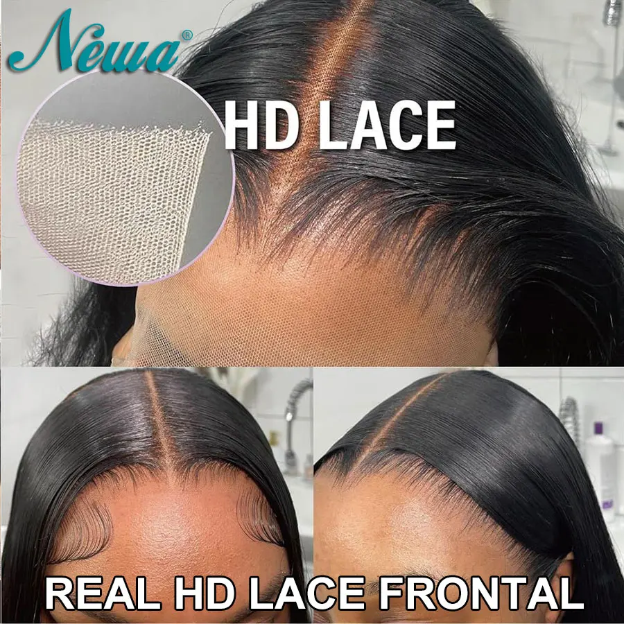 

Невидимые настоящие HD кружевные фронтальные 13x4/13x6 100% человеческие волосы, предварительно выщипанные, облегающие, настоящие HD кружевные застежки, прямые и объемные волны, необработанные волосы