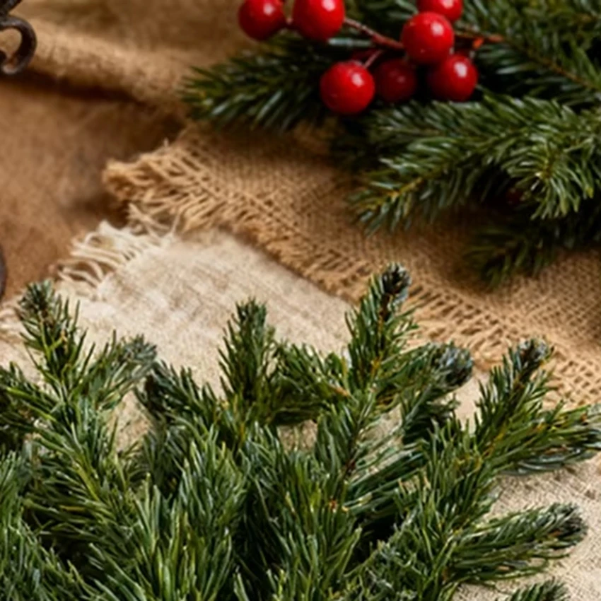 

10/20pcs Artificial Plant Pine Christmas Tree Vase Home Room Table Wreath Outdoor Garden Decor Wedding Birthday Flower Accessory