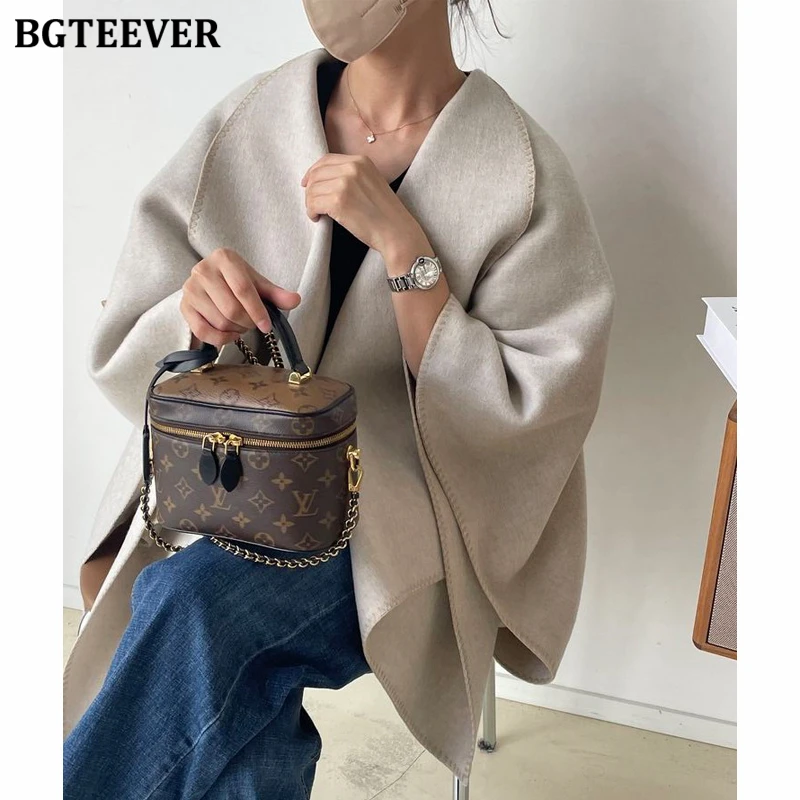

BGTEEVER осень-зима с длинными рукавами свободные женские куртки с шалью повседневные женские кардиганы большого размера пальто