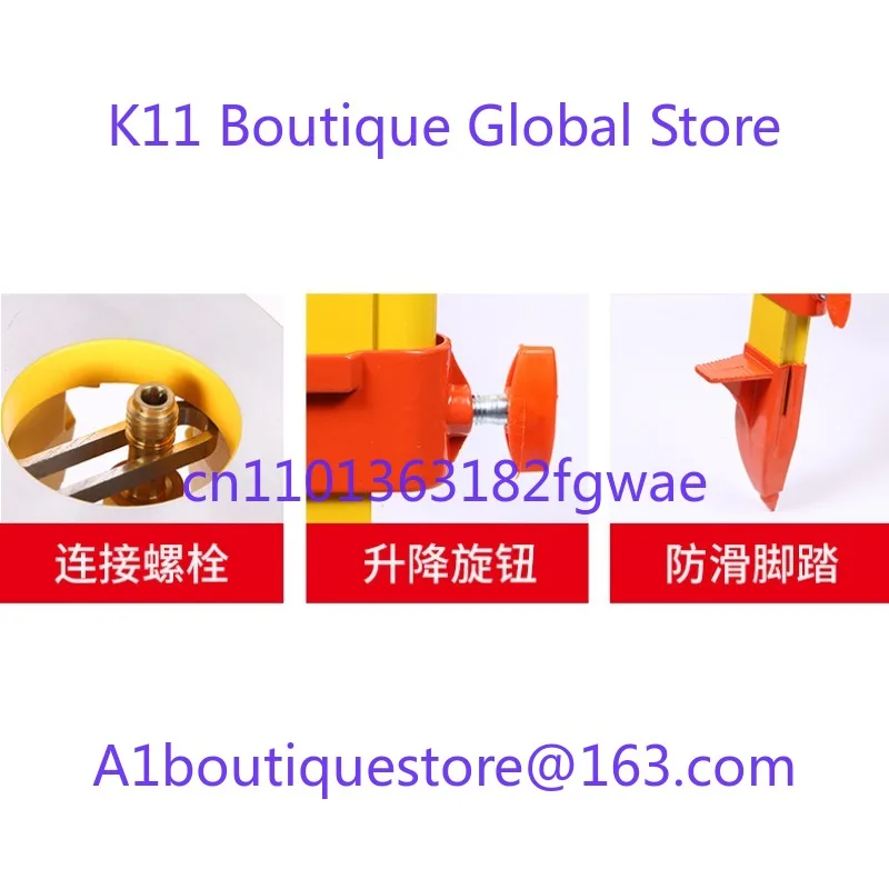 Total Station Theodolite Level Aluminum Alloy Wood Solid Wood Tripod Engineering Surveying and Mapping Anti-drop