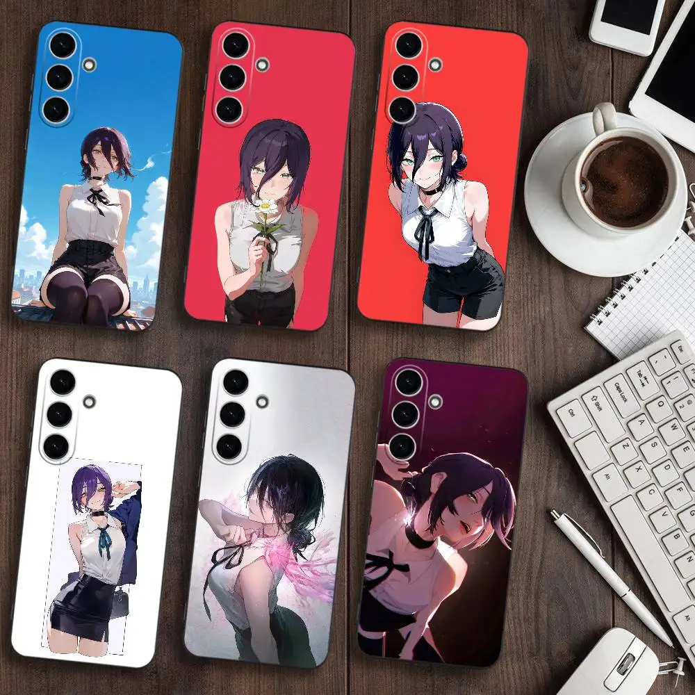 

Reze Phone Case For Samsung Galaxy A73,A72,A71,A70,A53,A52,A51,Others Soft Black Cover