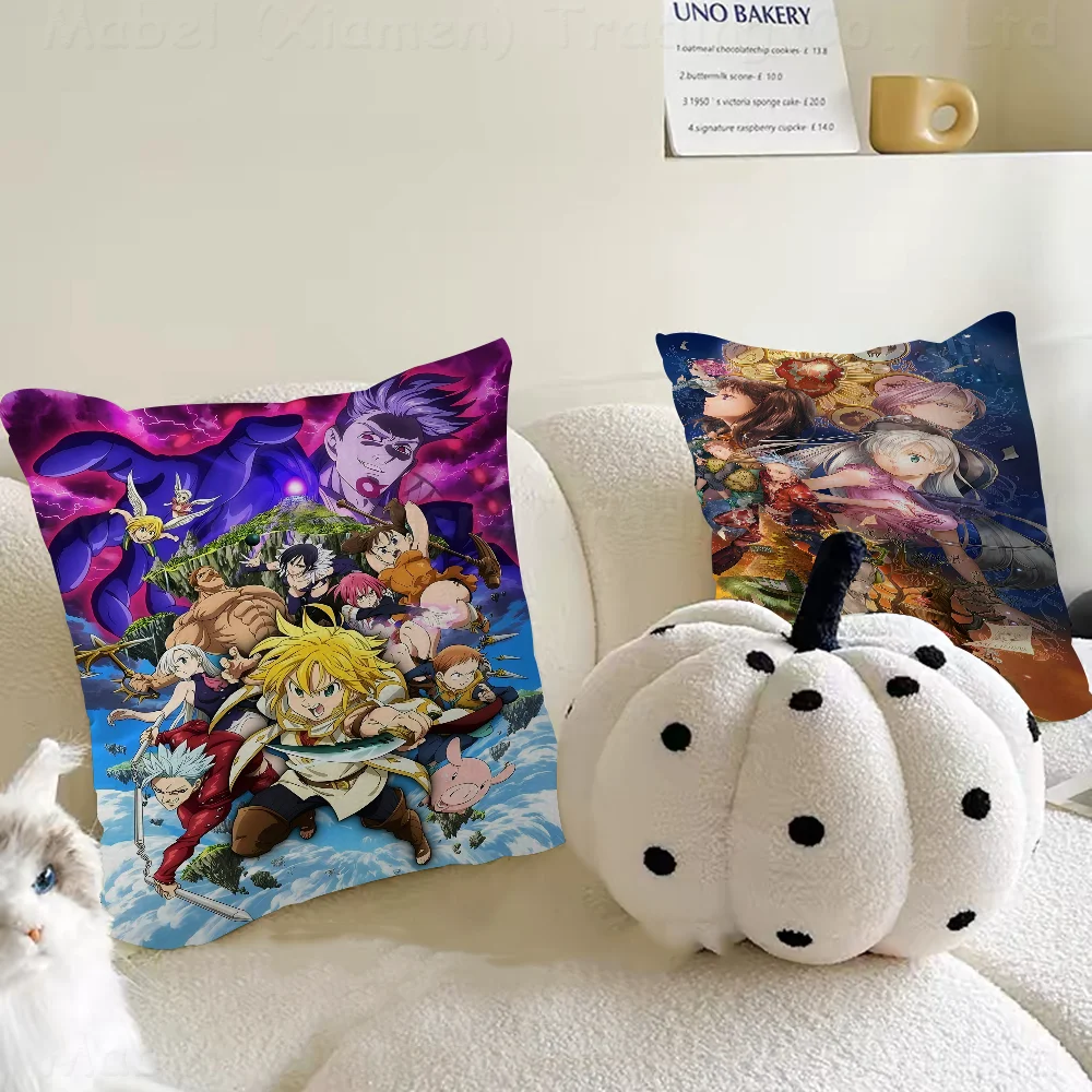 

The Seven Deadly Sins Cushion Cover Decorative Pillow Sofa Home Decor Case Pillow Cases