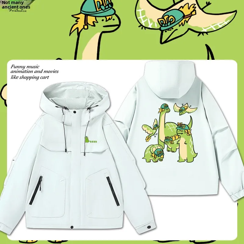 

Мужская повседневная куртка Jojo Adventure с капюшоном для байкеров, из полиэстера, с длинными рукавами, на молнии, стандартный крой