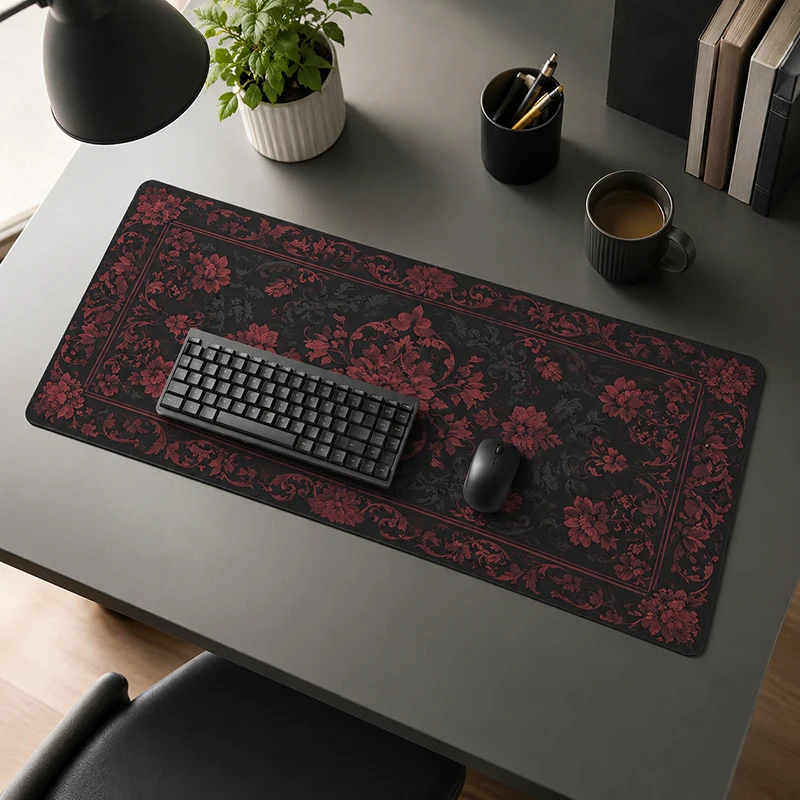 Mouse Pad Vintage Persian Rug Gamer printon demand Large New HD Mousepad XXL MousePads Mouse Mat Office Non-Slip Soft Table Mat