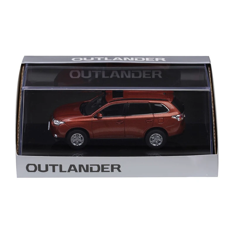 1:43 Scale Outlander Alloy Simulation Car Model Diecast Vehicle Gift Collectible Adult Child Souvenir Staic Display Boys Toys