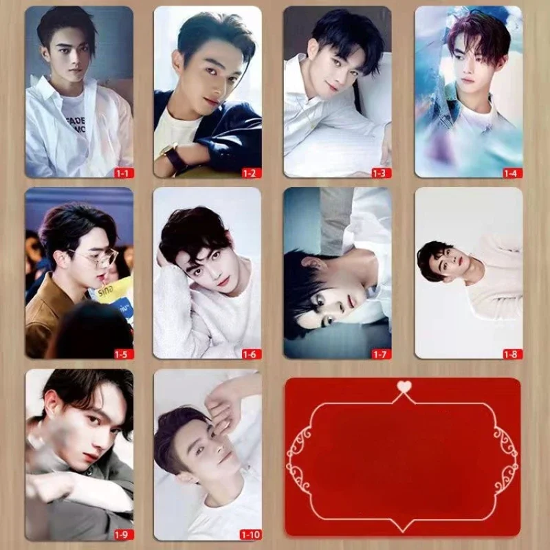 10PC/SET No Reaperat Xu Kai HD Poster Crystal Card Stickers TV Characters Gu Yanzhen Wang Lu Bai Jue Photo Hand Account Material