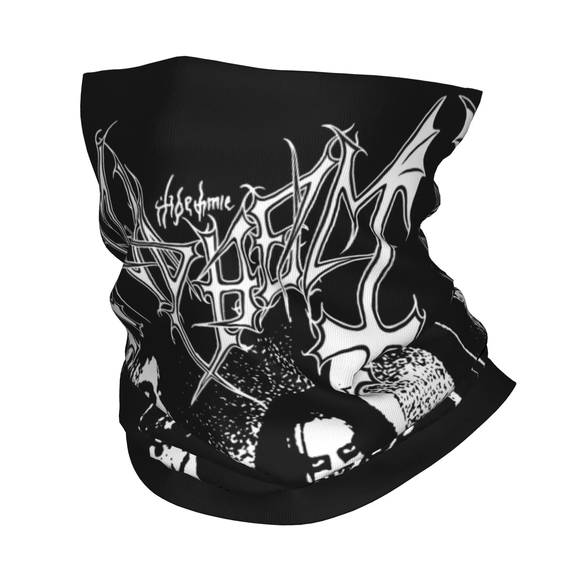 

Mayhem бандана на шею с принтом, черный металлический музыкальный волшебный шарф, многофункциональный головной убор для езды на велосипеде для мужчин, женщин, взрослых, весь сезон