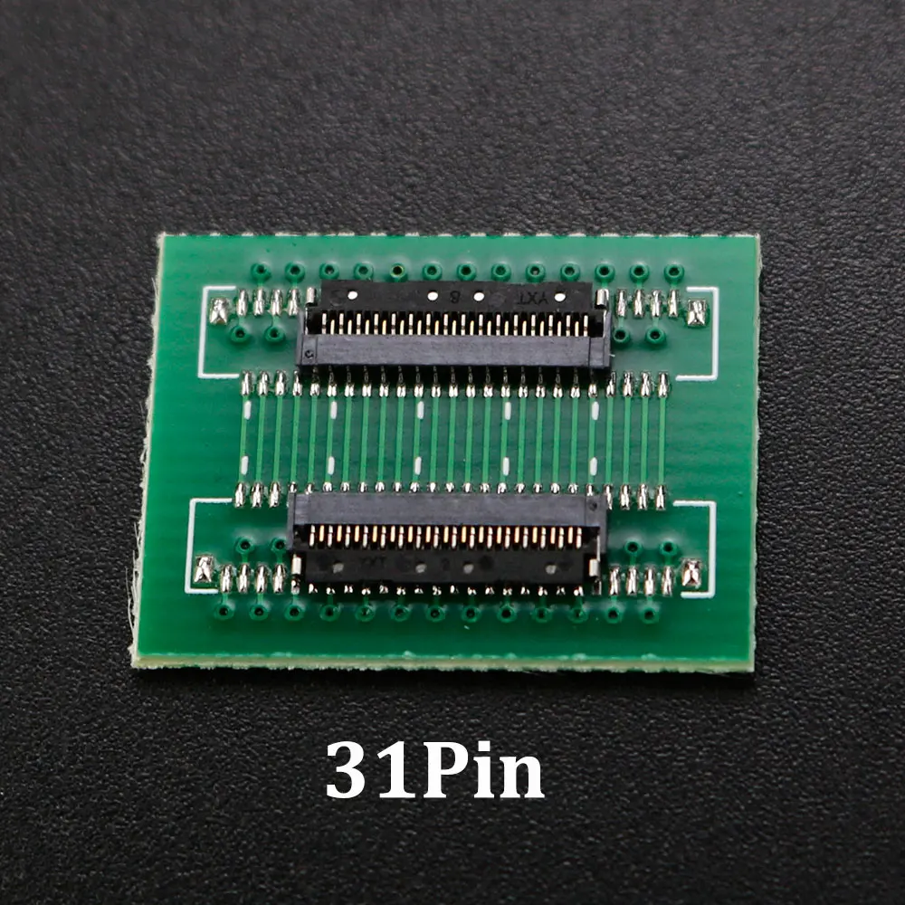 YUXI 1PCS FPC FFC Flexible Flat Cable Extension Connection Board 0.3 MM PCB Pitch 25 31 39 45 51 PIN Connector FPC Adapter