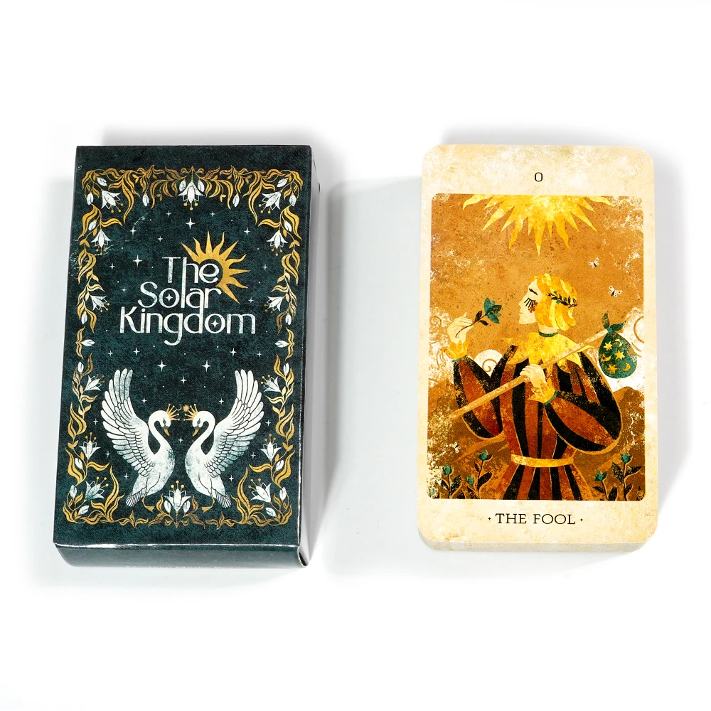 Solar Kingdom Tarot Magical Journey Cosmic Insight Divination Cards by Kazakhstan Creator Unique Indie Tarot