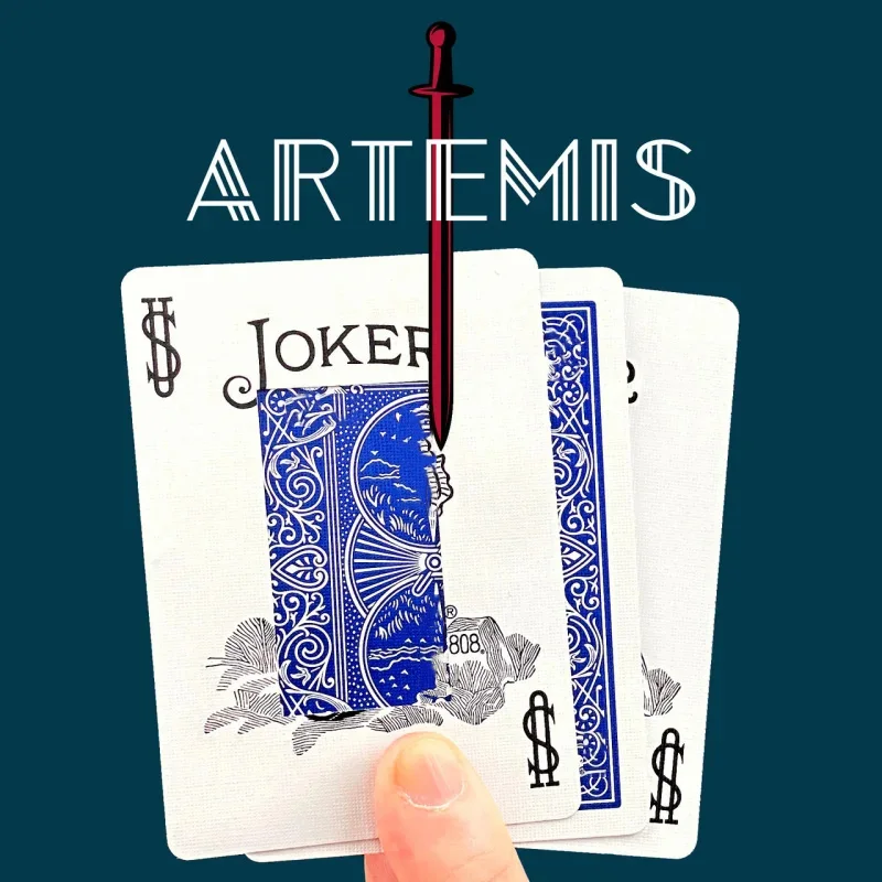 Artemis by Dante Magic Tricks Visual Sandwich Effect Selected Card Appearing Between Two Cards Close-up Illusions Gimmicks Prop