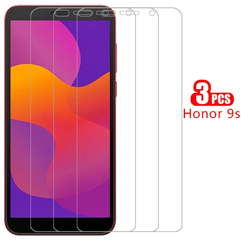 protective tempered glass for huawei honor 9s screen protector on honor9s 9 s s9 film huawey huwei hawei honer onor honr 5.45 9h