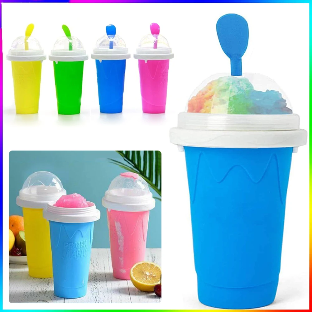 Schnell Gefrorene Smoothies Tassen Matschig Eismaschine Milchshake Kühl Tasse Silikon Squeeze Matschig Tasse DIY Hausgemachte Einfrieren Getränke