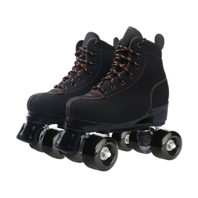 Flash Rolschaats 4 Wielen Schoenen Professionele Skates Volwassen Unisex Dubbele Rij Roller Schoenen Glijdende Sport Sneaker Schoenen Cadeau