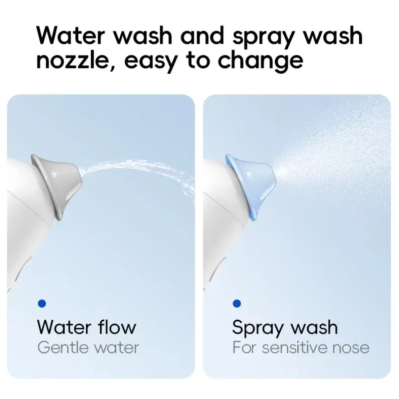 

2026-The latest nasal cleaning cordless pulsating nasal washer kit nasal with 4 washer and 30 salt pods