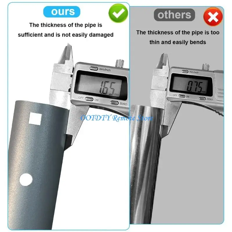 Adjustable Stainless Steel Long Wall Mount Receiver Mounting For V4