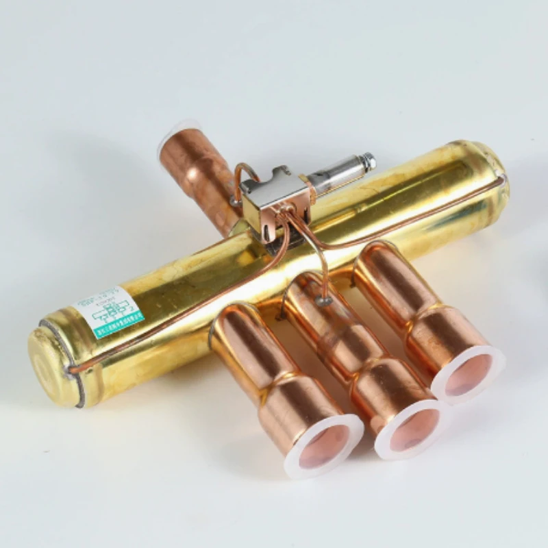 1PC Suitable for Sanhua Four-Way Heat Pump Reversing Valve With Coil AC220V 1-5P Air Conditioning