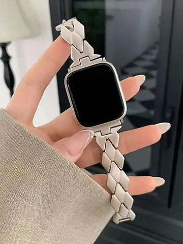 Súper nueva pulsera de Metal Starlight para Apple Watch Band 8 7 6 3 4 5 SE correa de mujer para IWatch Ultra 41mm 38mm 40mm 49 42 44 45