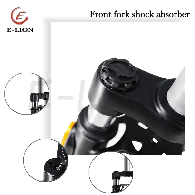 

10-дюймовый амортизатор передней вилки для электрического скутера, улучшенные аксессуары для гидравлического переднего амортизатора