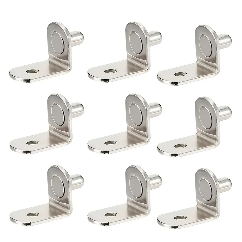 Nine-Layer Board Support Pegs, Hook, Metal Pins, Board Partitions for Furniture, Wall-Mounted Support Brackets, Cabinet Use