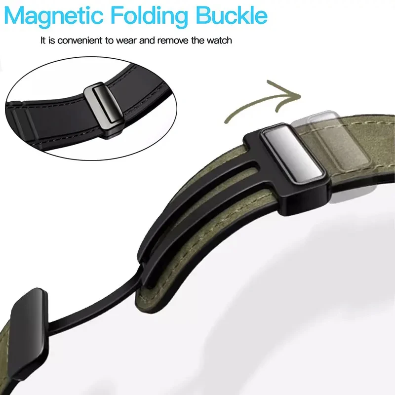 لسامسونج غالاكسي صالح 3 سوار خمر حزام الساعات كوريا ل غالاكسي صالح 3 حزام مغناطيسي SM-R390 معصمه استبدال الفرقة