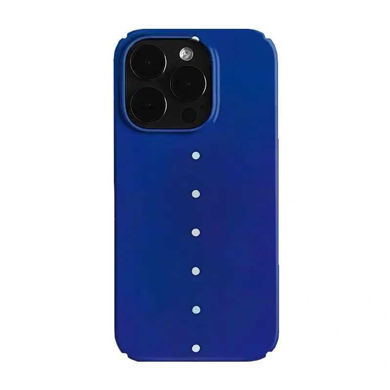 

Blue and White Dot Art Phone Case for IPHONE 17 Air 16E 15 PROMAX 14 Plus 13 12 MINI 11 PRO 16Plus XR XS SE Acrylic Phone Cover