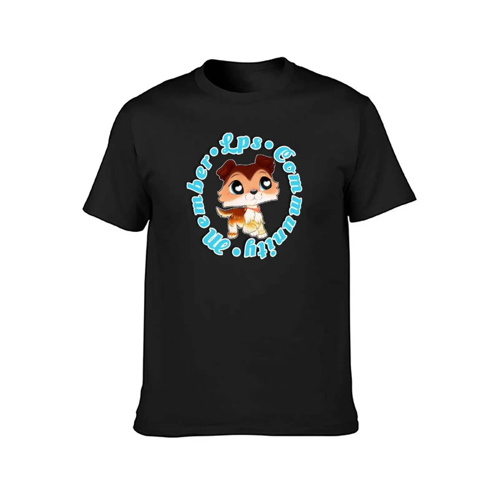 Lps community member Collie T-Shirt hippie clothes new edition anime clothes men graphic t shirts