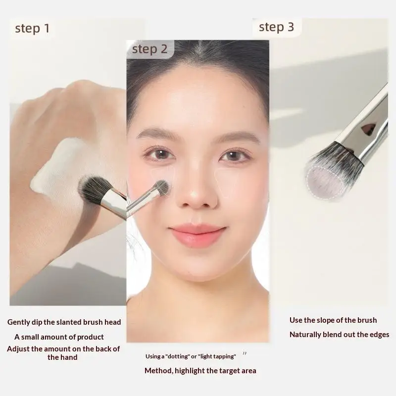 ♩Professional Premium Contour Blusher Brushes Liquid Foundation Shadow Repairing Brushes Women Face Base Makeup Beauty Tools view 5