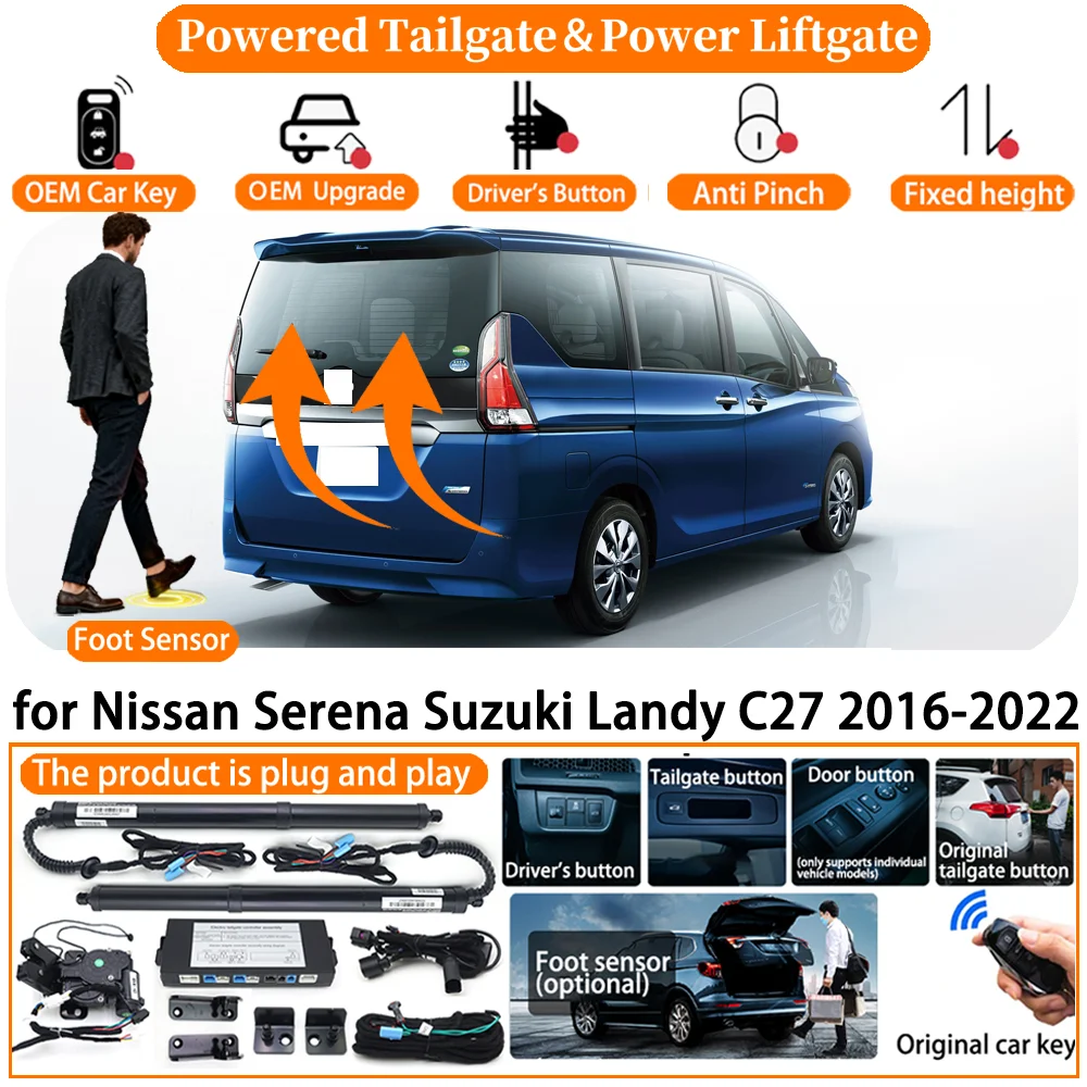 Car OEM Smart Powered Tailgate system for Nissan Serena Suzuki Landy C27 2016-2022 Automatic Electric Power Tailgate Strut kit