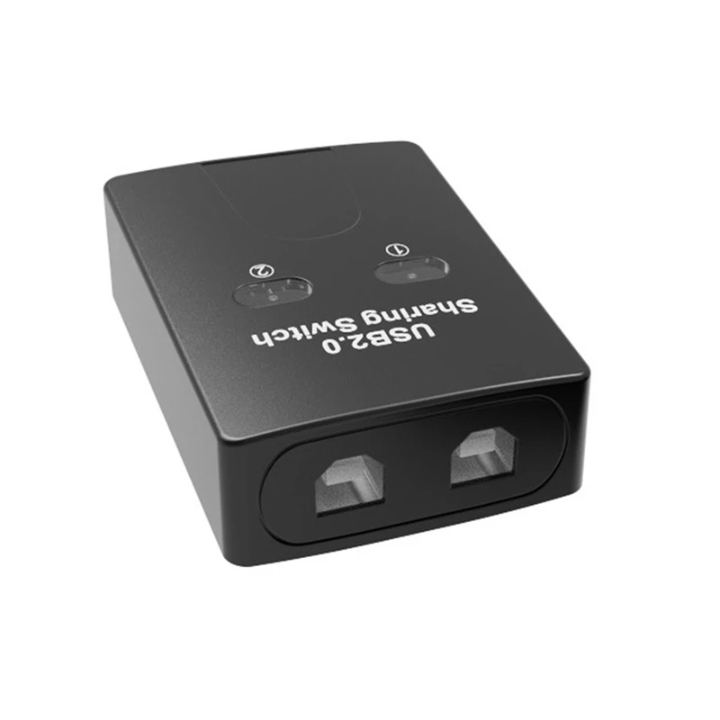 USB 2,0 концентратор с 2 портами, Usb-переключатель, принтер, два компьютера, совместное использование USB-устройства, 2 в 1 USB-разветвитель, совместный U-диск