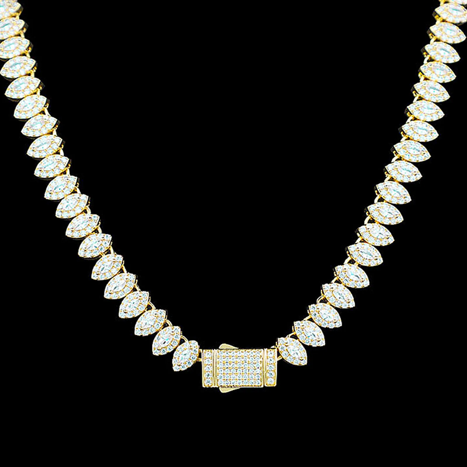 

Personalized Letter Customized Name Necklace Iced Out Number Pendant for Men Big Baguette Hip Hop Rock Rapper Tennis Chain