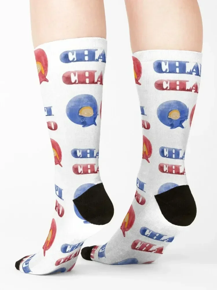 جوارب تشابي تشابو الفاخرة مع طباعة هدايا الشتاء للرجال جوارب نسائية