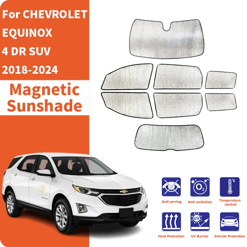 

Солнцезащитные козырьки на окна автомобиля, защита от ультрафиолета, аксессуары для CHEVROLET EQUINOX 4-дверный внедорожник 2018-2024